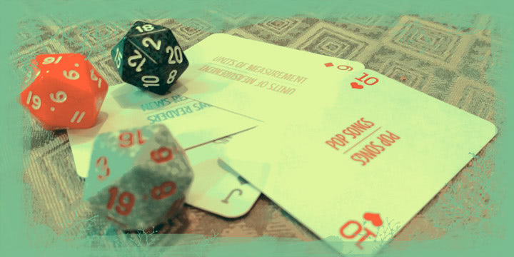 Cards and dice