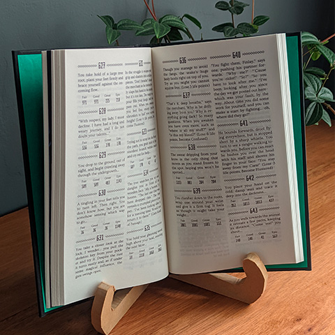 A typical full page spread